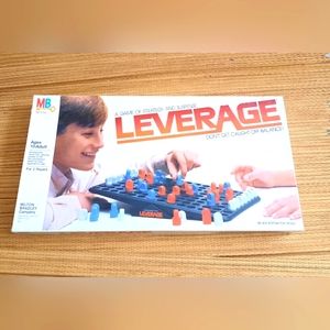 Vintage Leverage Board Game, Milton Bradley-Complete 1983